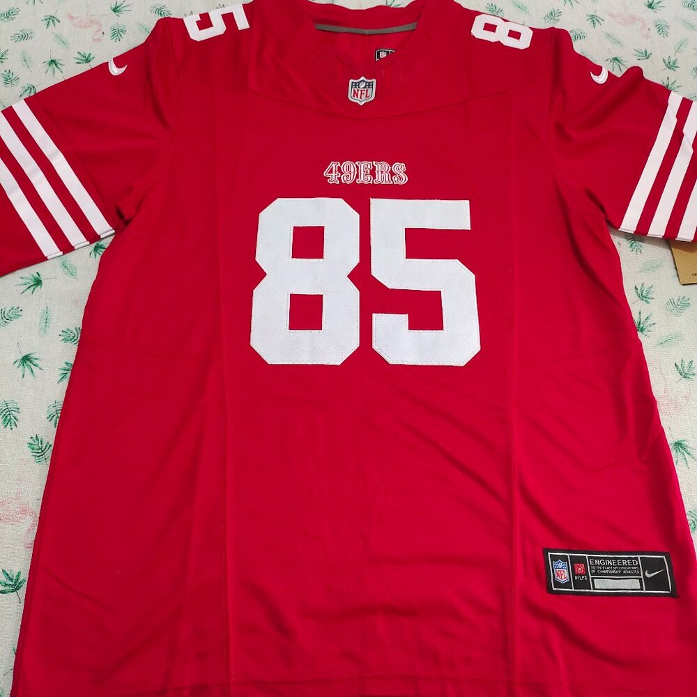 Nike San Francisco 49ers #85 George Kittle Red Game Jersey